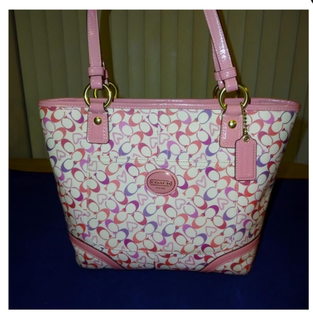 Coach Multicolor Signature Tote